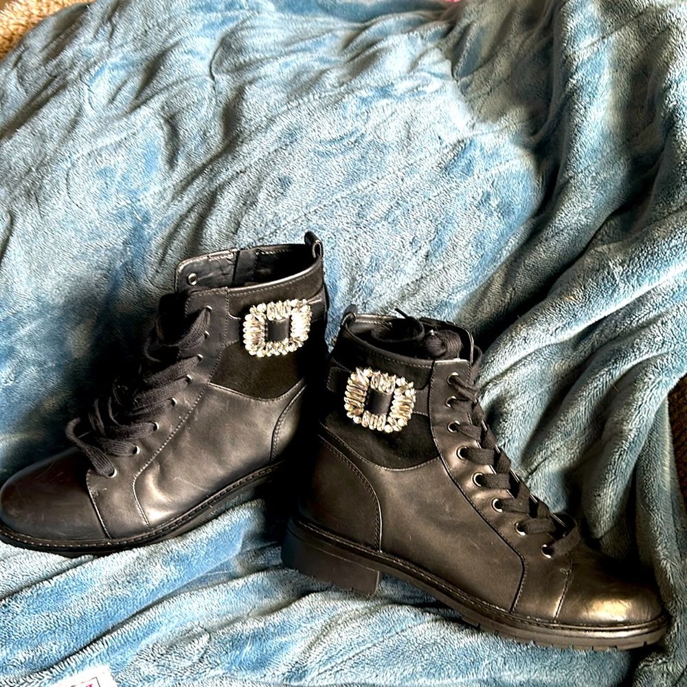 Alex Marie Black Combat boots!  Very comfortable and stylish !